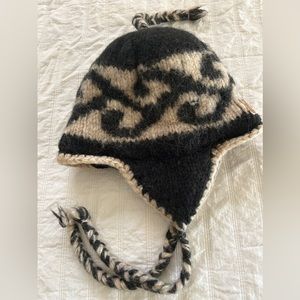 Kyber Outerwear 100% Wool Fleece Lined Infant Hat, Made in Nepal